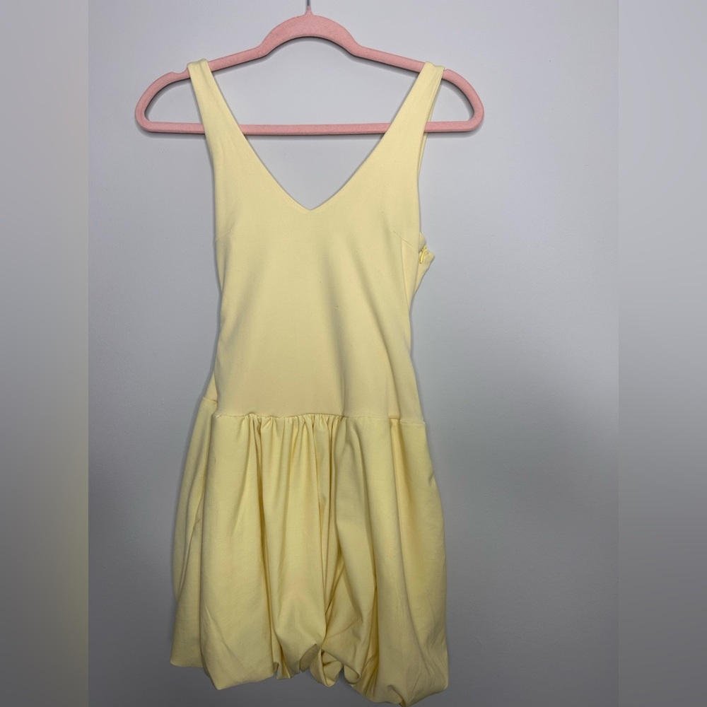 Zara inspired Yellow Sleeveless Dress